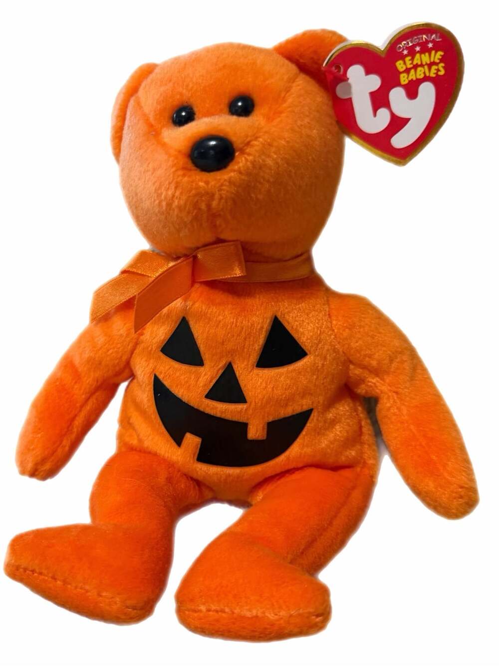 2011 TY Punkin Face Halloween Bear #47156 w/ Tag , Walgreens edition ,retired Be